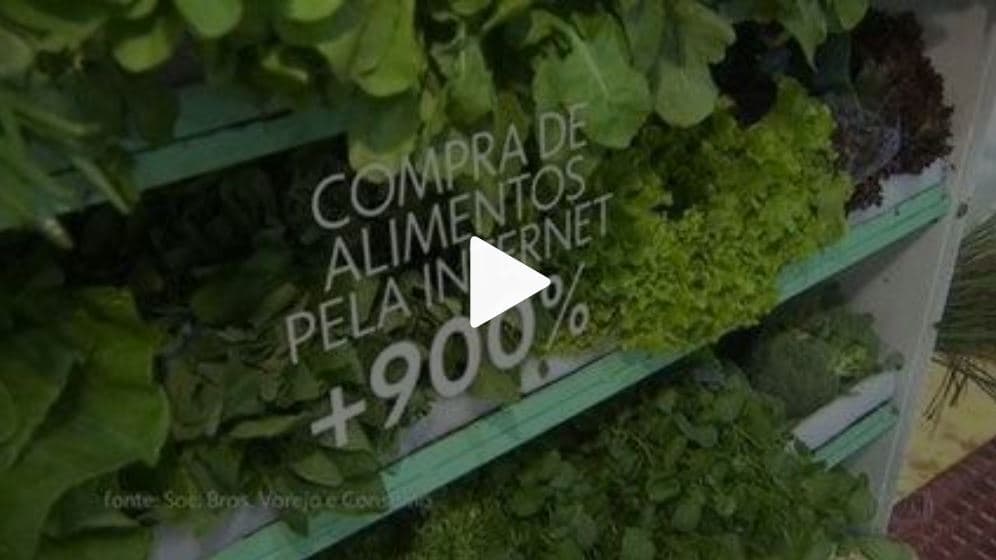 Compra de alimentos pela internet