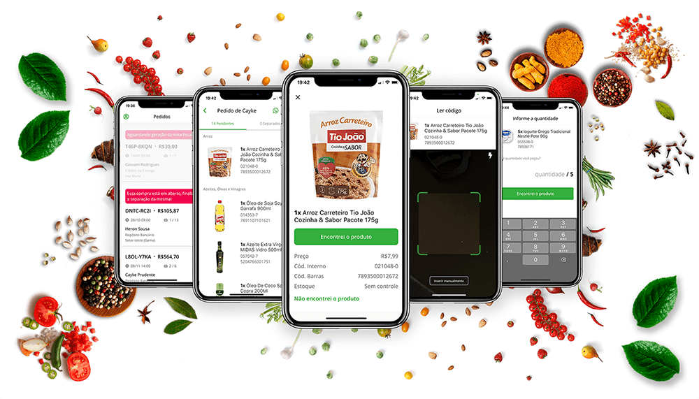 Aplicativo de separação de produtos para e-commerce de supermercados